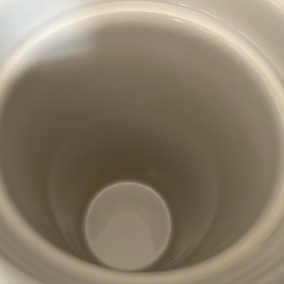 STARBUCKS Ceramic Traveler Coffee Mug Tumbler 12 oz incl Lid Teal FLORAL Design - Picture 3 of 11